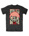  Believe, Obey, and Comply mind control design on this black Beverly Kills Hollywood streetwear Shirt 