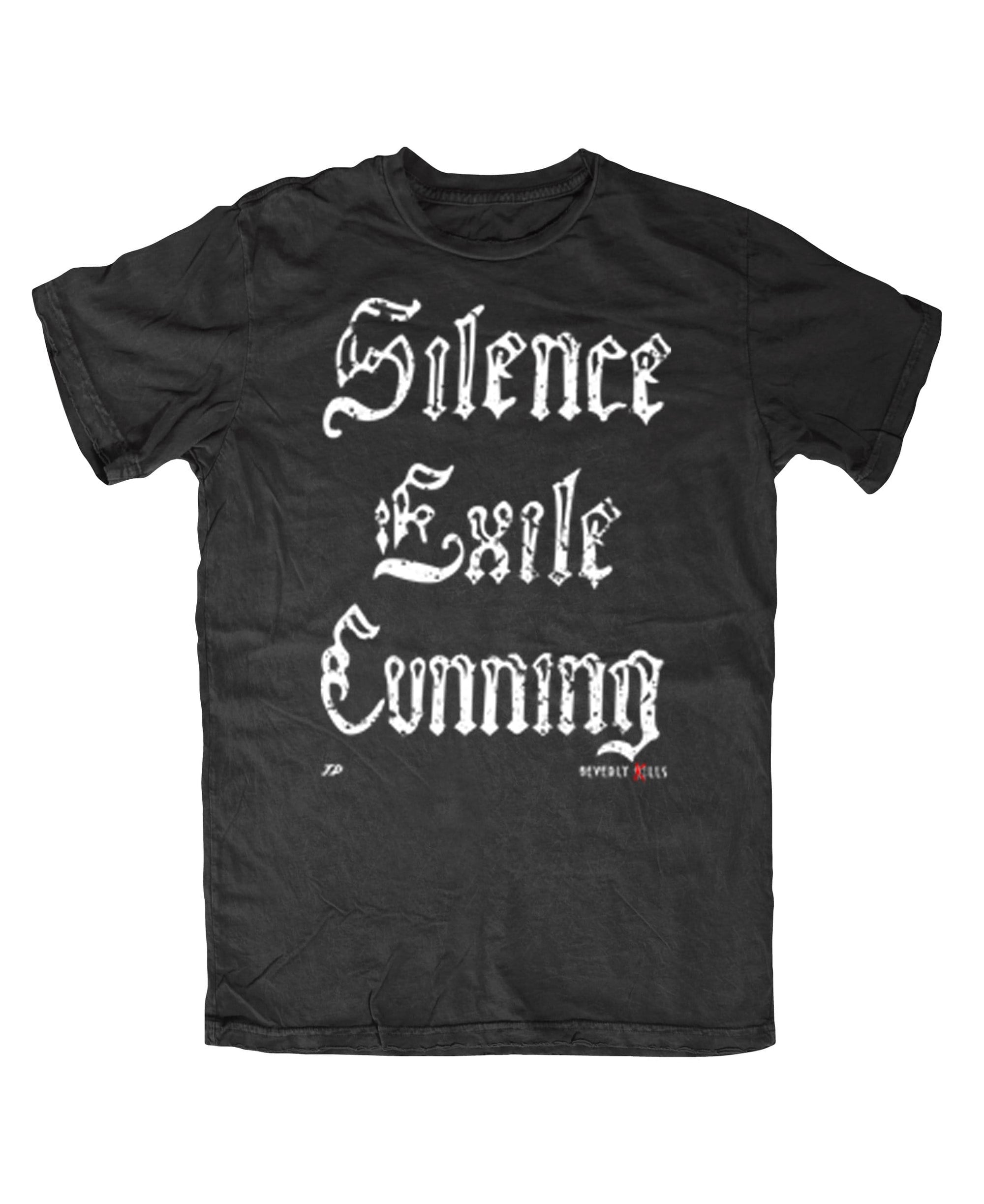 Beverly Kills Johnny Depp Silence Exile Cunning design on premium mens edgy streetwear t-shirt